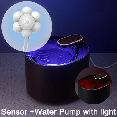 Dispensador de agua automático de 3L con luz LED, ultra silenciosa