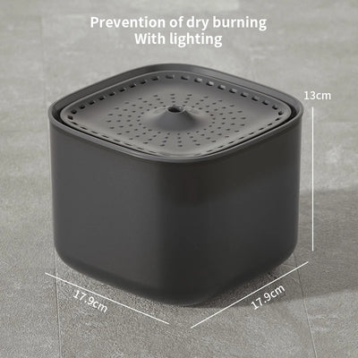 Fuente de agua para mascota y filtro de recirculación automático.