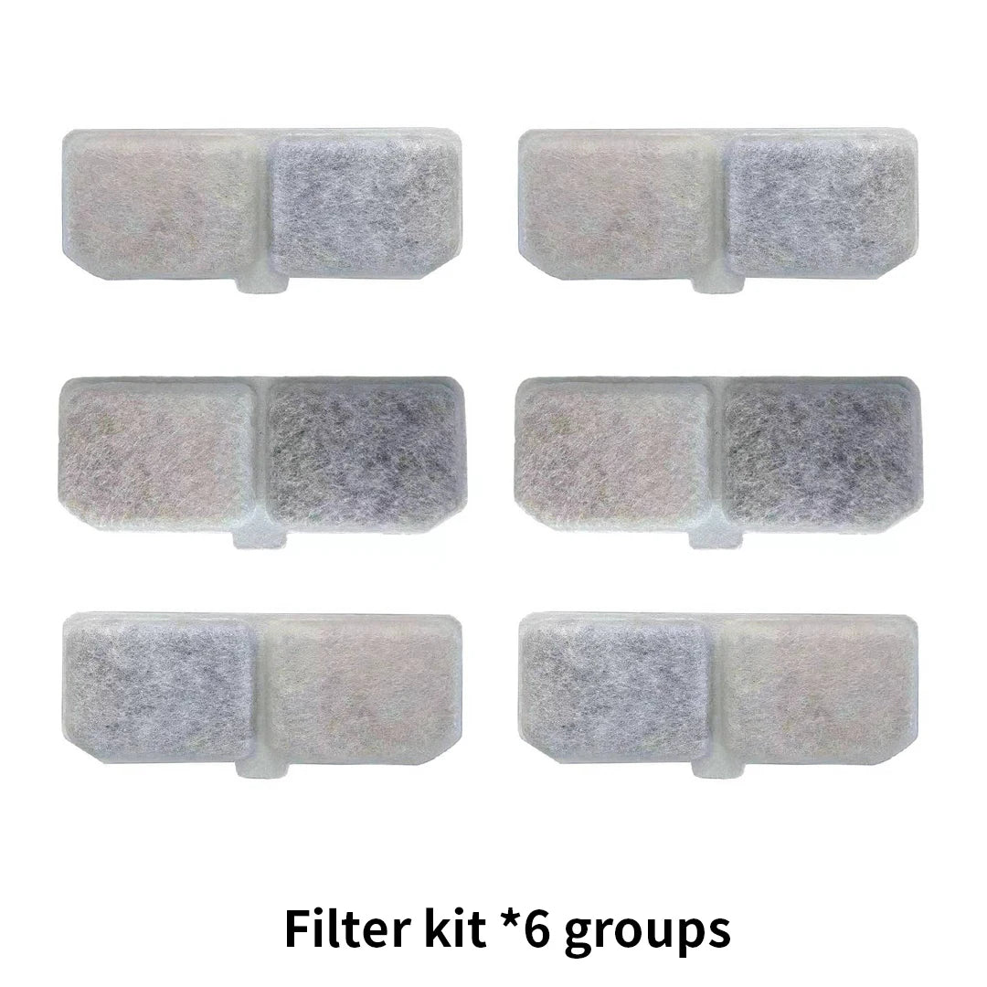 Fuente de agua para mascota y filtro de recirculación automático.