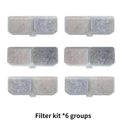 Fuente de agua para mascota y filtro de recirculación automático.